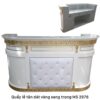 Quầy lễ tân sang trọng dát vàng MS 2978 - Hình ảnh 2