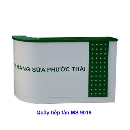 Quầy tiếp tân MS 9019 Giá 1m2 : 4.200.000