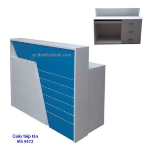 Quầy tiếp tân MS 9472 Giá 1m2 = 4.500.000
