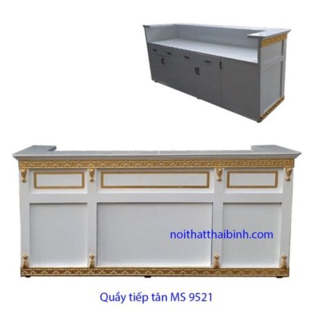 Quầy tiếp tân MS 8521 Giá 2m0 = 13.500.000