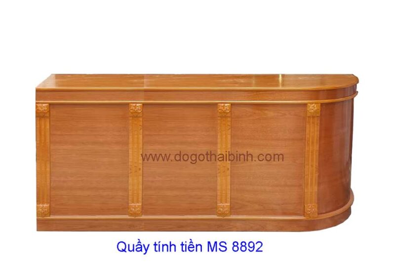 Quầy tiếp tân  MS 8892 Size : dài 1m6         Giá  = 7.200.000