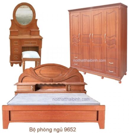 Trọn bộ nội thất phòng ngủ giá rẻ MS 9652 Giá bộ = 17.000.000