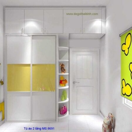 Tủ áo 2 tầng  MS 8691 Giá : 2.600.000/m2