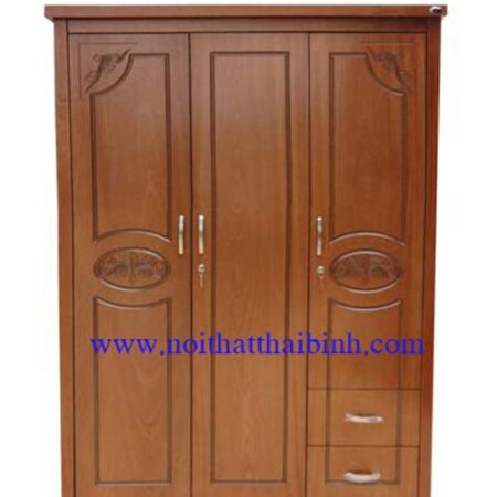 Tủ áo gỗ cn xoan MS : 394-3 - Giá : 6.500.000