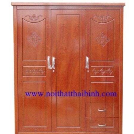 Tủ áo gỗ cn xoan 3 cánh MS : 6477 Giá : 1m6 = 6.500.000
