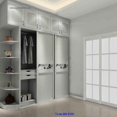 Tủ quần áo MS 8705 Size : 2m0 x2m8 Giá : 14.000.000