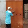 Tủ áo gỗ phủ vân gỗ xoan đào MS : 8997 - Hình ảnh 4