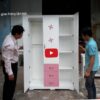 Tủ quần áo xinh xắn MS 9207 Giá 1m4 = 5.800.000 - Hình ảnh 2
