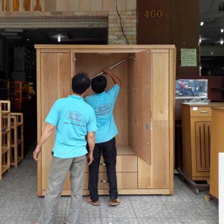 Tủ áo mdf sồi MS 9231 Giá 2m0 = 7.000.000