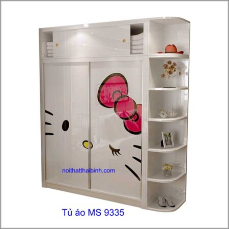 Tủ quần áo đẹp MS 9335 Giá 1m8 = 11.000.000