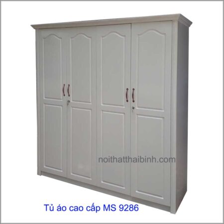 Tủ áo quần cao cấp màu trắng MS 9286 Giá 1m8 = 8.000.000