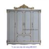 Tủ áo cao cấp dát vàng MS 9221 Giá 2m0 = 18.000.000 - Hình ảnh 3