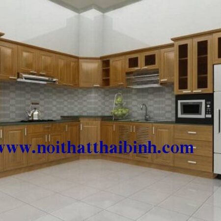 Tủ bếp gỗ sồi MS 1231  GIÁ : 4.500.000 md