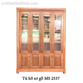 Tủ hồ sơ gỗ tự nhiên MS 2537 | GIAO HỎA TỐC TPHCM