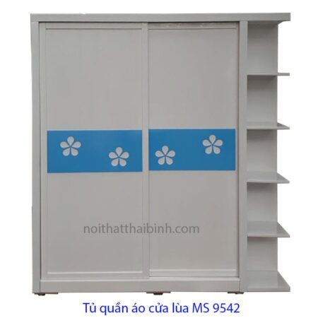 Tủ quần áo cửa lùa giá rẻ MS 9542 Giá 1m8 =8.000.000