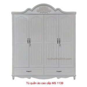 Tủ quần áo 4 cánh đẹp MS 1139 Giá bán= 10.000.000đ giảm còn= 9.000.000đ