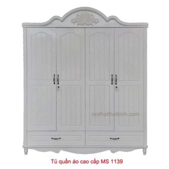 Tủ quần áo 4 cánh đẹp MS 1139 Giá bán= 10.000.000đ giảm còn= 9.000.000đ
