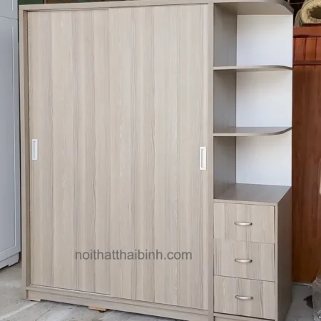 Tủ quần áo cánh lùa hiện đại MS 1233