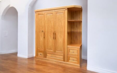 Tủ quần áo gỗ công nghiệp tại quận 7 hiện đại đẹp mắt