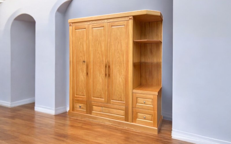 Tủ quần áo gỗ công nghiệp tại quận 7 hiện đại đẹp mắt