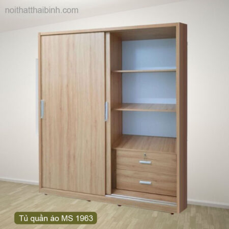 Tủ quần áo cửa lùa MS 1963