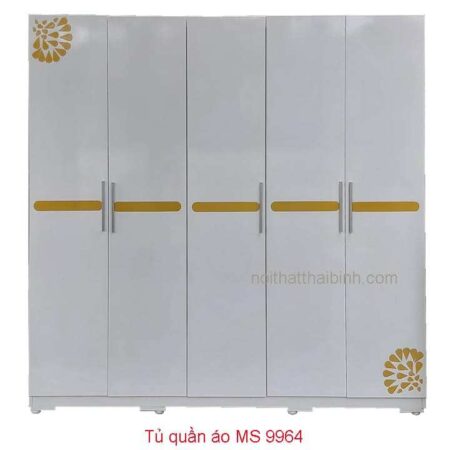 Tủ quần áo 5 cánh MS 9964 Giá bán = 9.200.000 đ
