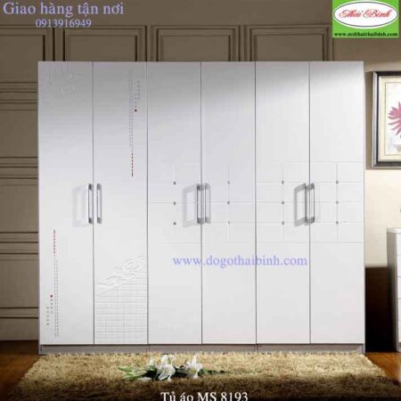 Tủ áo MS 8193 Giá : Size 2m0 = 8.700.000                2m2 = 9.700.000