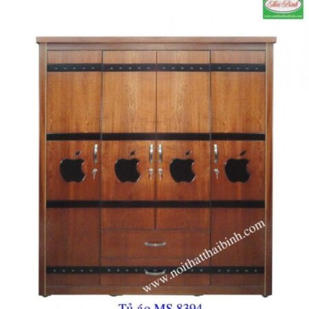 Tủ áo gỗ mdf xoan MS : 8394  Giá : 1m8 = 6.500.000