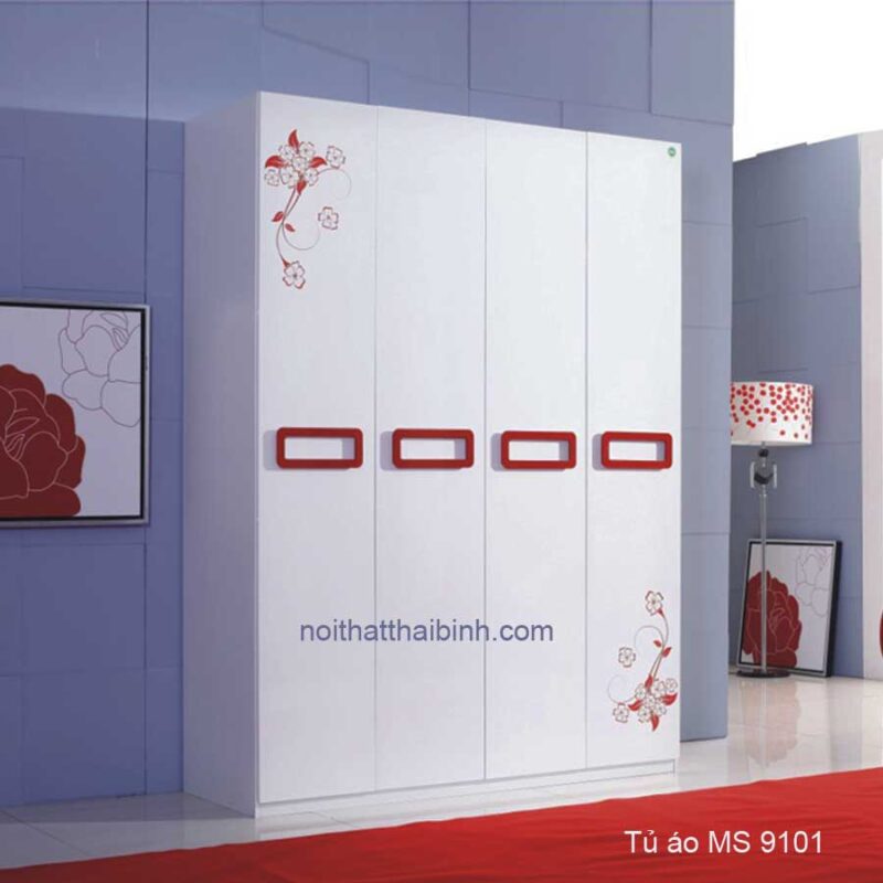 Tủ áo phòng ngủ MS 9101  Giá 1m8 = 7.800.000