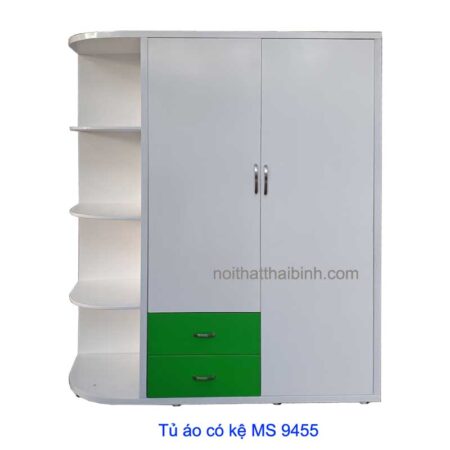 Tủ quần áo có kệ MS 9455 Giá 1m6 = 7.000.000