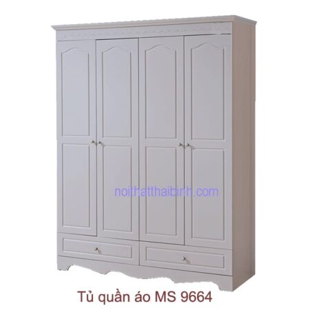 Tủ quần áo MS 9664 Giá 1m6 = 6.500.000