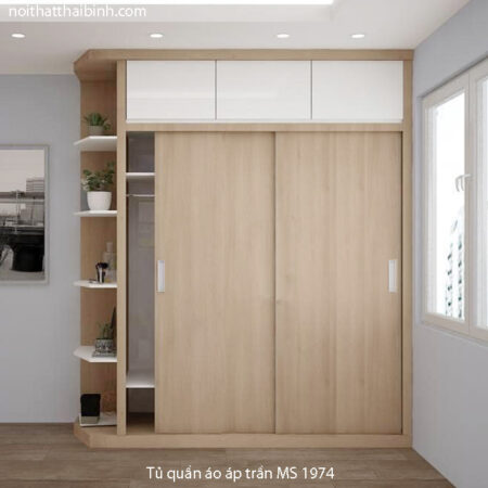 Tủ quần áo áp trần hiện đại MS 1974