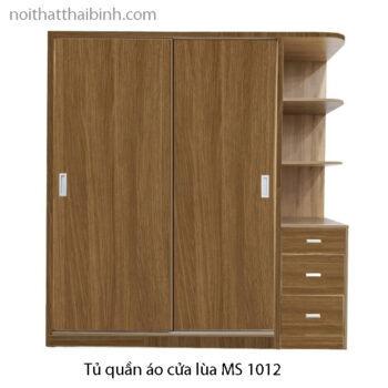 Tủ quần áo 2 cánh trượt MS 2012