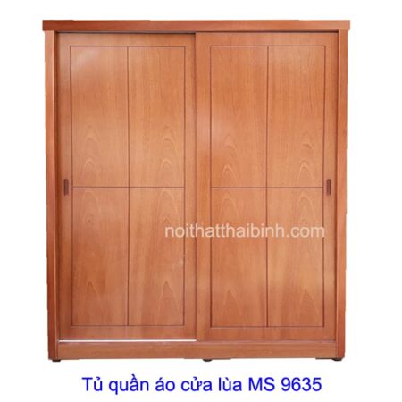 Tủ quần áo cửa lùa đẹp giá rẻ MS 9635 Giá 1m6 = 6.500.000