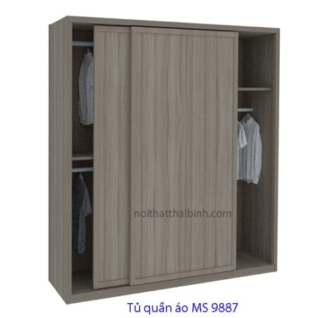 Tủ quần áo cửa lùa 2m MS 9887 Giá bán = 8.500.000 đ