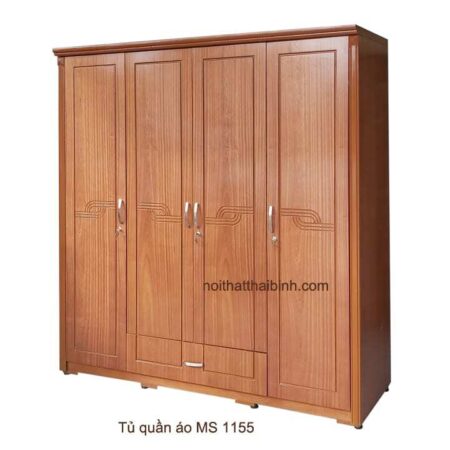 Tủ quần áo gia đình MS 1155 Giá bán= 9.500.000đ giảm còn= 8.500.000đ