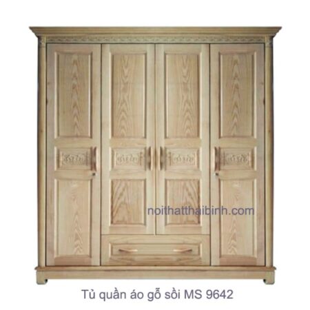 Tủ gỗ đẹp MS 9642 Giá 2m0 = 13.500.000