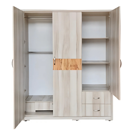 Tủ quần áo melamine đẹp MS 2141