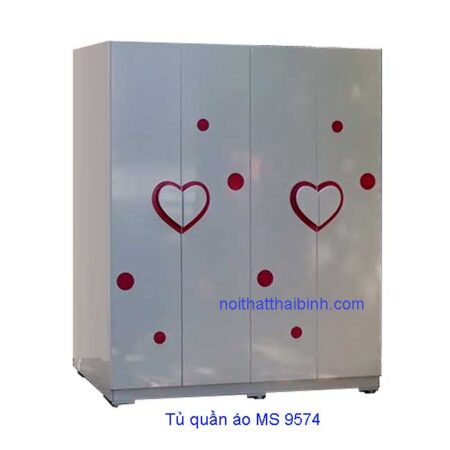 Tủ quần áo MS 9574 Giá 1m8 = 7.800.000
