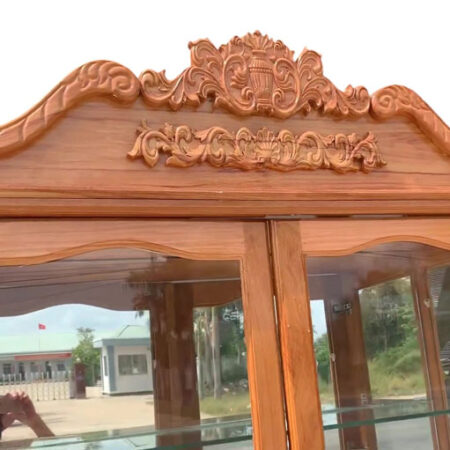 Tủ rượu gỗ gõ đỏ MS 3203