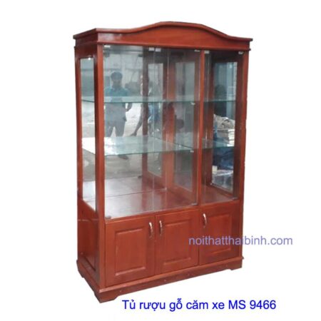 Tủ rượu gỗ căm xe MS 9466 Giá 1m6 = 16.600.000