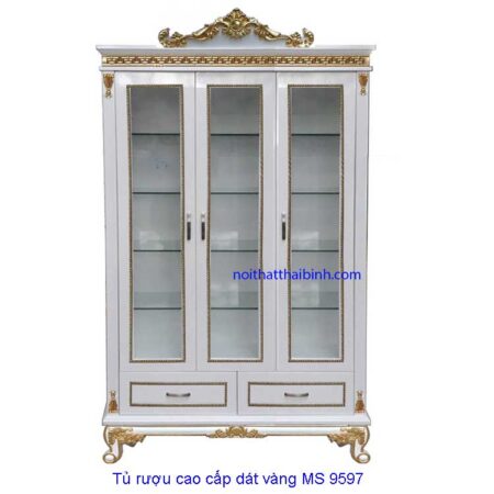 Tủ rượu tân cổ điển cao cấp MS 9597 Giá 1m2 = 12.000.000
