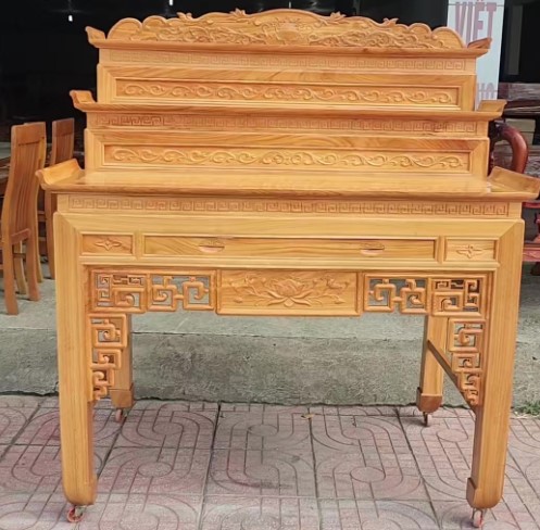 Tủ thờ tam cấp đẹp cho không gian nhà phố