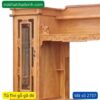 Kệ tivi gỗ gõ đỏ kết hợp tủ rượu MS 2737 - Hình ảnh 6