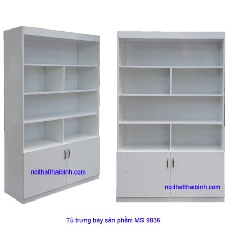 Tủ trưng bày sản phẩm cửa hàng MS 9836 Giá 1m2 = 4.800.000 đ