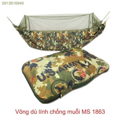 Võng dù lính chống muỗi MS 1863 | GIAO HỎA TỐC TPHCM