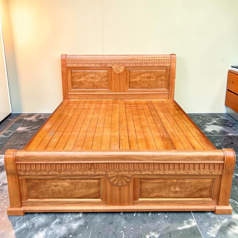 4 Cách hóa giải phong thủy giường ngủ xấu đơn giản mà hiệu quả 8 Giường gỗ tự nhiên