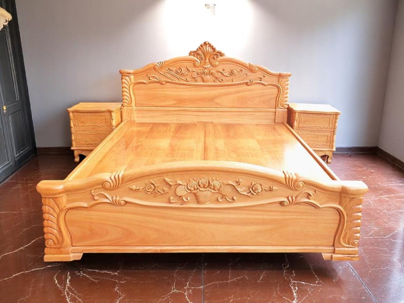 5 bí quyết chọn giường gỗ đẹp phù hợp với không gian sống 1 Bí quyết chọn giường gỗ đẹp