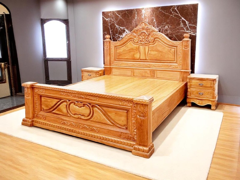 5 bí quyết chọn giường gỗ đẹp phù hợp với không gian sống 2 Bí quyết chọn giường gỗ đẹp