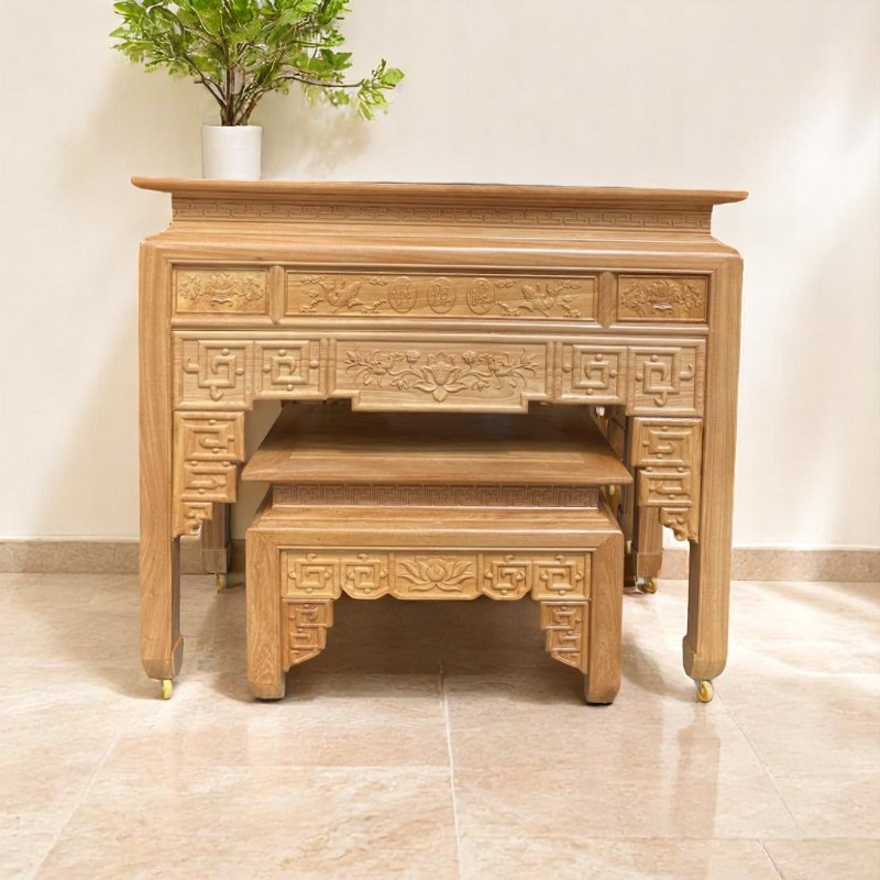 4 mẫu bàn thờ đẹp sang trọng cho mọi không gian 2 Bàn thờ đẹp